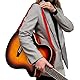 TIGER STP2-RD Nylon Gitarrengurt für Akustische, Klassische, Elektrische und Bassgitarren - Rot