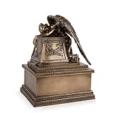 Perfect Memorials Bronze Finish Weeping Angel Cremation Urn - Medium
