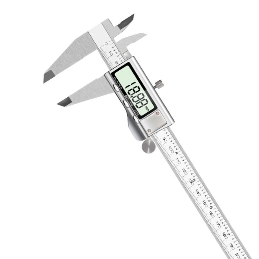 Suwalizki Elektroniczny Cyfrowy Cyfrowy Zacisk Ze Stali Nierdzewnej Vernier Caliper High Precision Industrial Pomiar Narzędzia Zakres: 0-150mm