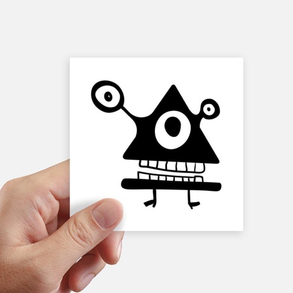 Sticker créature alien et univers autocollant moto ordinateur portable 8 pièces
