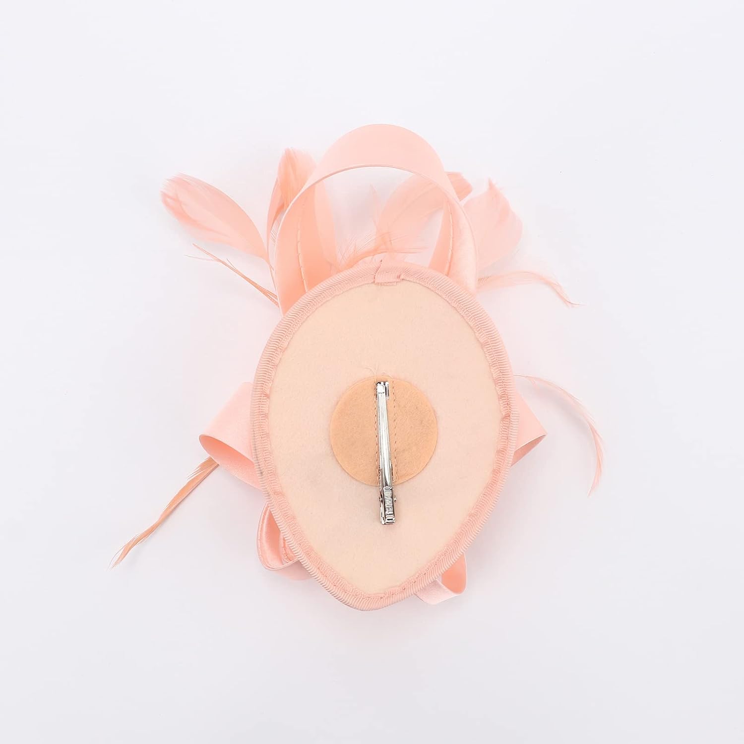 DRESHOW Fascinators Royal Banquet Ribbons Feathers Headwear Cocktail Tea Party Wedding Church Bridal Derby Hat for Women - Image 4