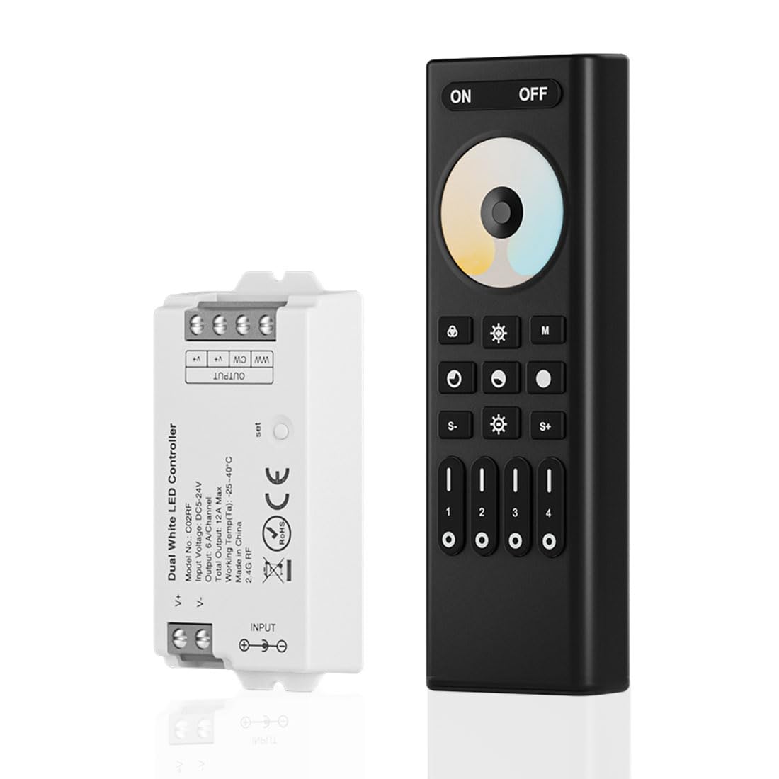 SEZO C02RF &amp; RC02RFB 2.4G RF CCT Controller Kit