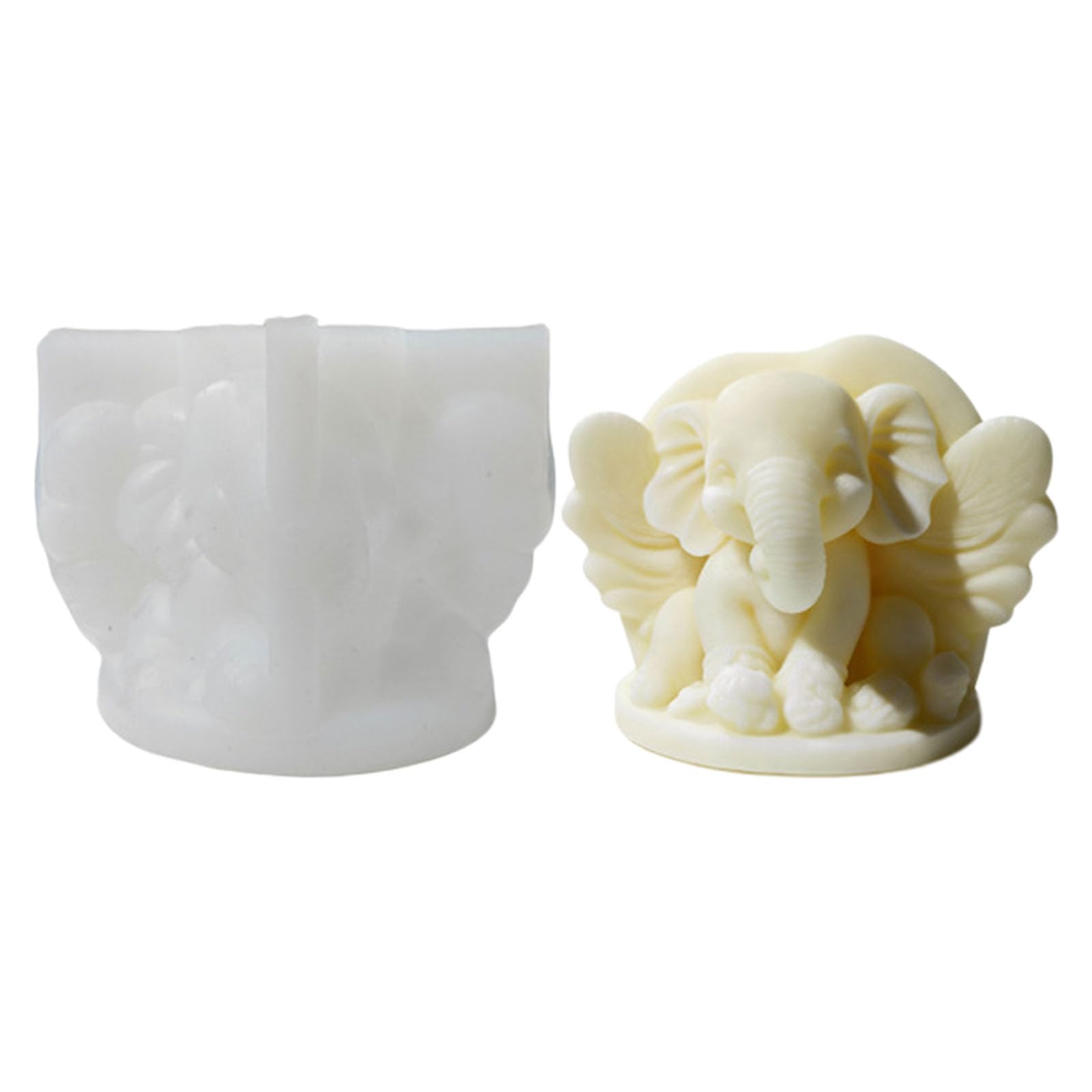 OSNIYAW Elephant Silicone Thai Designs for Making Soap and Home Decoration Making Supplies