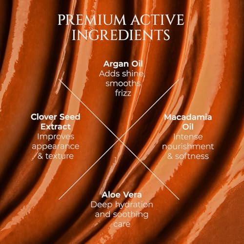 HADAT Liquid Silk Treatment – Premium Hair Mask for Dry Damaged Hair - Deep Conditioning Hair Mask with Macadamia, Argan Oil – Hydrating, Repair & Shine – Made in Israel – 10.1 Fl Oz - Image 5