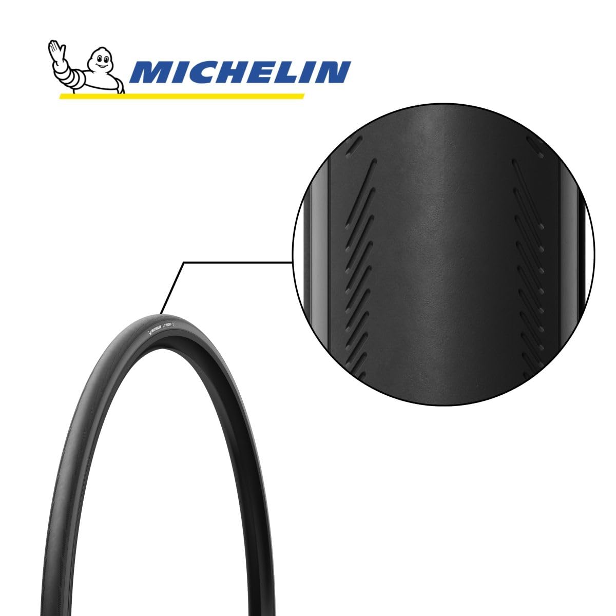 MICHELIN - Lot de 2 Pneus Route Lithion 4 Performance Line 700C TS - Black ou Classic