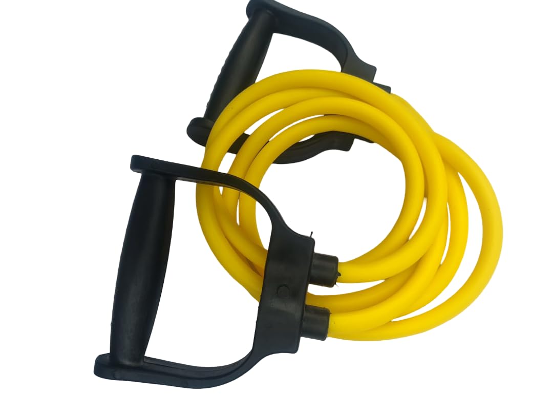 Workout Resistance Band with Ergonomic Foam Handles | Durable Exercise Tube for Upper & Lower Body Training-image-0