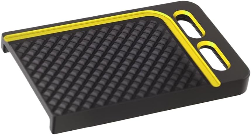 Large Diamond Cut Brake Pedal Compatible with Touring Models 1996-2022 FLHX FLTR FLHT(Black Orange)
