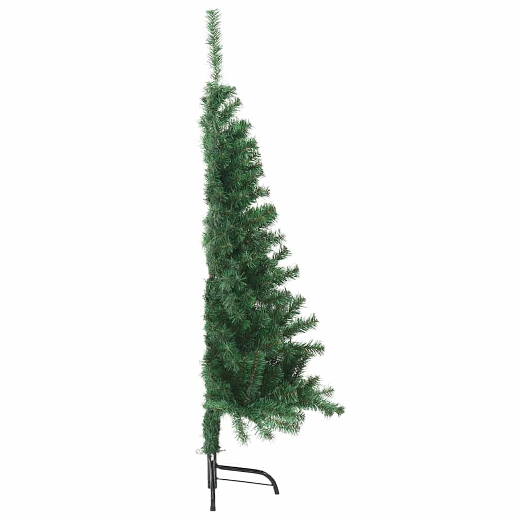 Albero di Natale artificiale con supporto, 120 cm, colore: verde