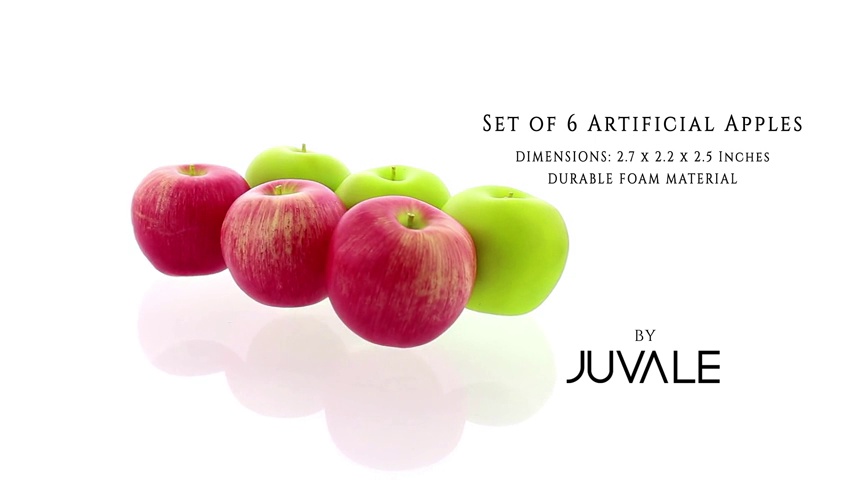 Amazon.com: Juvale Artificial Apples Set - Lifelike Foam Apples