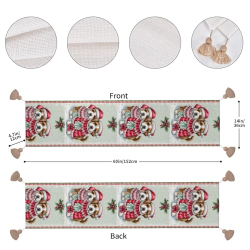 Chemin de table lavable pour protéger et décorer la table de maison - 5