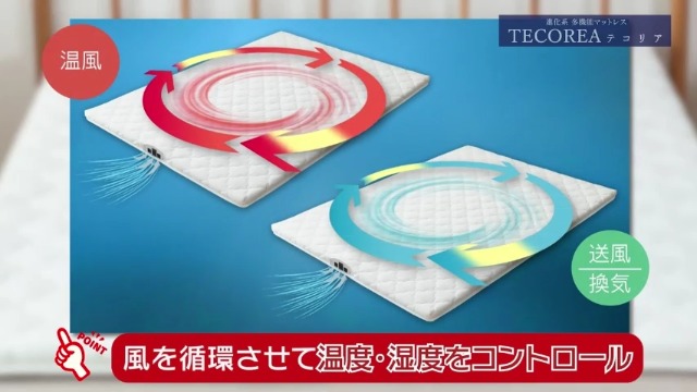 Amazon.co.jp: 【公式】 空気循環マットレス TECOREA テコリア