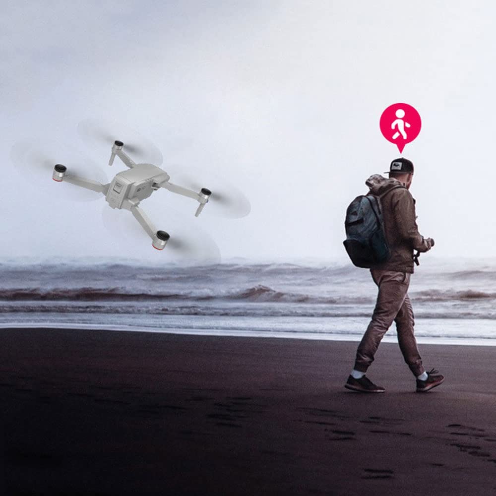 Składany dron GPS z kamerą 6K UHD dla dorosłych, quadkopter z silnikiem bezszczotkowym, automatyczny powrót do domu, śledzenie mnie, odległość zdalnego sterowania 5000 m, zawiera t