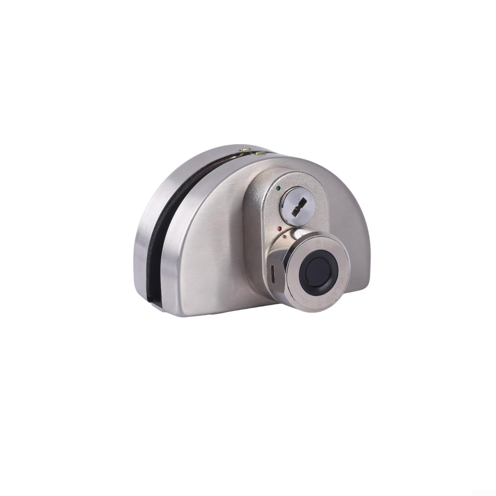 Glastürschloss, Fingerabdruck, Zinklegierung, 303 Stahl, 150 mAh, wiederaufladbar für Büro (doppelblättrig)