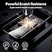 ESR 3 Pack for iPhone 15 Pro Max Screen Protector, 3 Black Edge Tempered-Glass Film with Easy Installation Tool, 2.5D Curved Edges, Full-Coverage Military-Grade Protection, Scratch Resistant