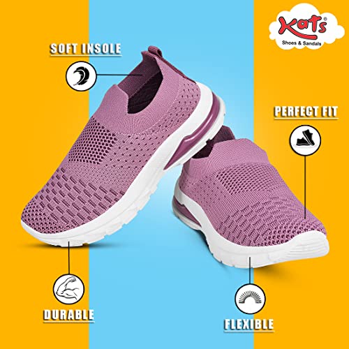 Image of KATS Fashionable Girls Shoes Comfortable & Lightweight Walking Sneakars