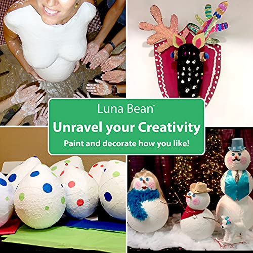 Craft Wrap Plaster Cloth & Plaster Gauze For Hobby Crafts, Belly Cast, Mask Making, Scenery Art - Each Roll Of Plaster Bandages Measures 4 Inch X 5 Yards (Single Roll) #TOP2