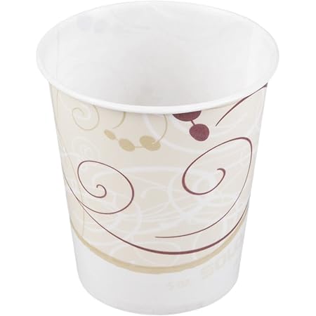 SOLO R53sympk Paper Water Cups, Waxed, 5Oz, 100/Pack