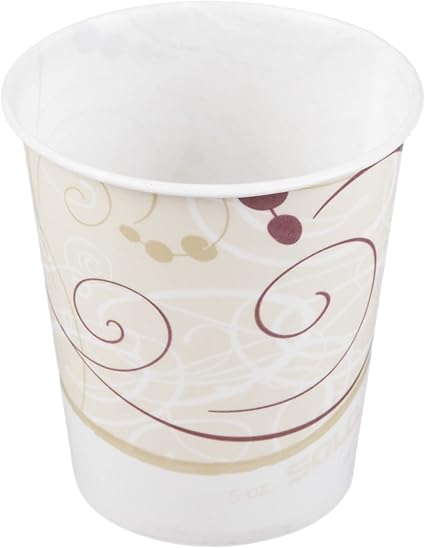 SOLO Cup Company R53SYMCT Paper Water Cups, Waxed, 5 oz (Case of 3,000)