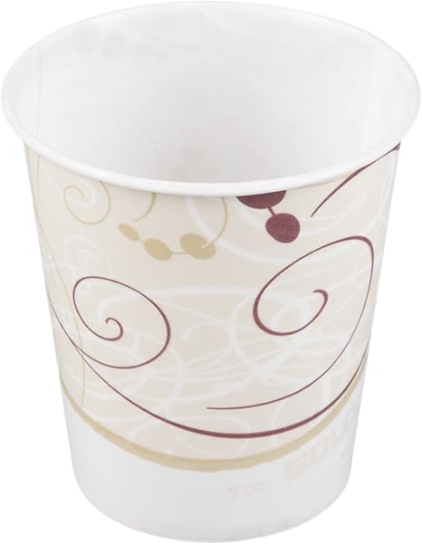 SOLO Cup Company R53SYMCT Paper Water Cups, Waxed, 5 oz (Case of 3,000)