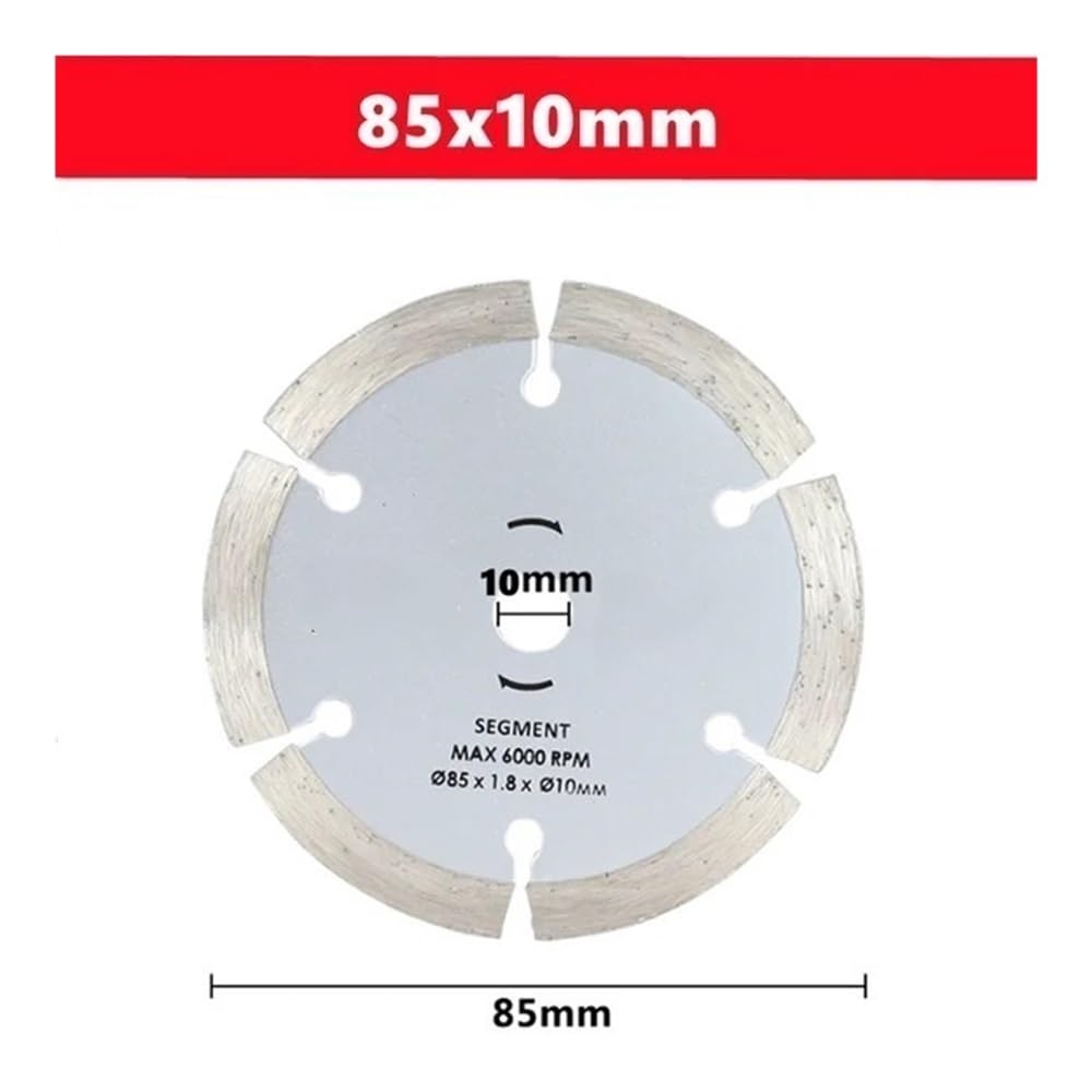 1 szt. Mini piła tarczowa - Brzeszczot do drewna z twardego stopu do projektów DIY - Przysłona 10/15 mm - Precyzyjne narzędzie tnące(85x10mm)