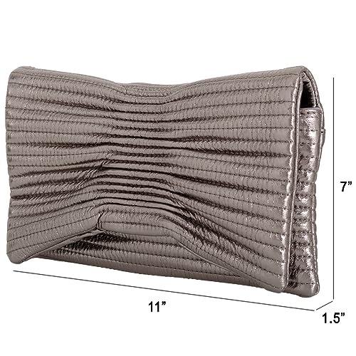 Image of JNB Faux Leather Envelope Clutch Purse