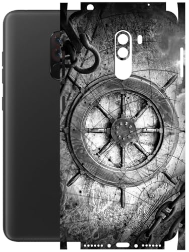 Image of AtOdds - Full Body Back Screen Guard Protector Film - Lamination Wrap Skin Sticker Compatible with Poco F1 | Scratchproof Matte Finish (Voyage)