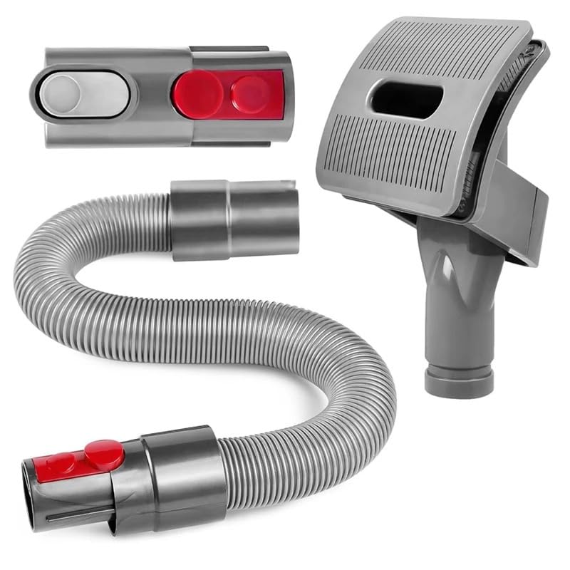 Pet Grooming Kit, Dog Hair Brush, Vacuum Attachment with Extension Hose Adapter, Compatible with Dyson V7, V8, V10, V11 and V15.
