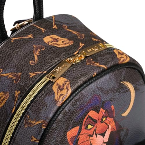 Image of Wondapop Disney The Lion King Scar 11 inch Vegan Leather Fashion Mini Backpack