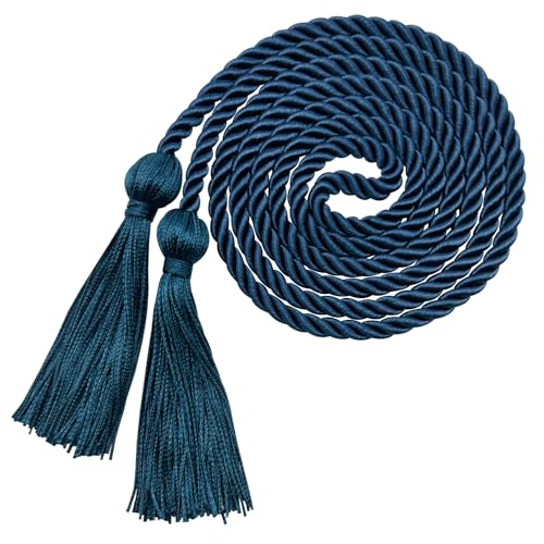 Image of Graduation Honor Cords Navy Blue Honor Cords with Tassels for Graduation Students