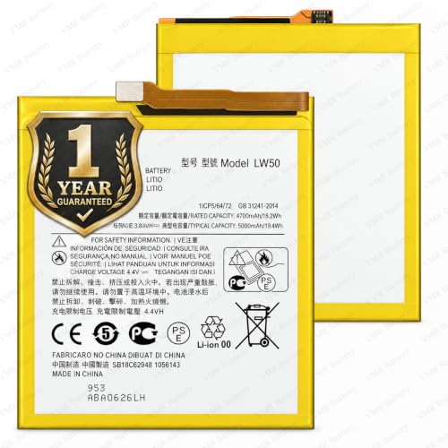 Image of Original LW50 Battery Compatible for Motorola Moto Edge Plus (Edge+) (2020) (XT2061-3) - (5000mAh) - 1 Year Warranty K7