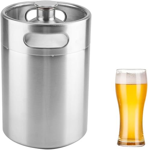 Miniatura 1 de Mini barril de cerveza, barril de cerveza de acero inoxidable de grado alimenticio, aislamiento térmico, barril de crecimiento, suministros de hotel
