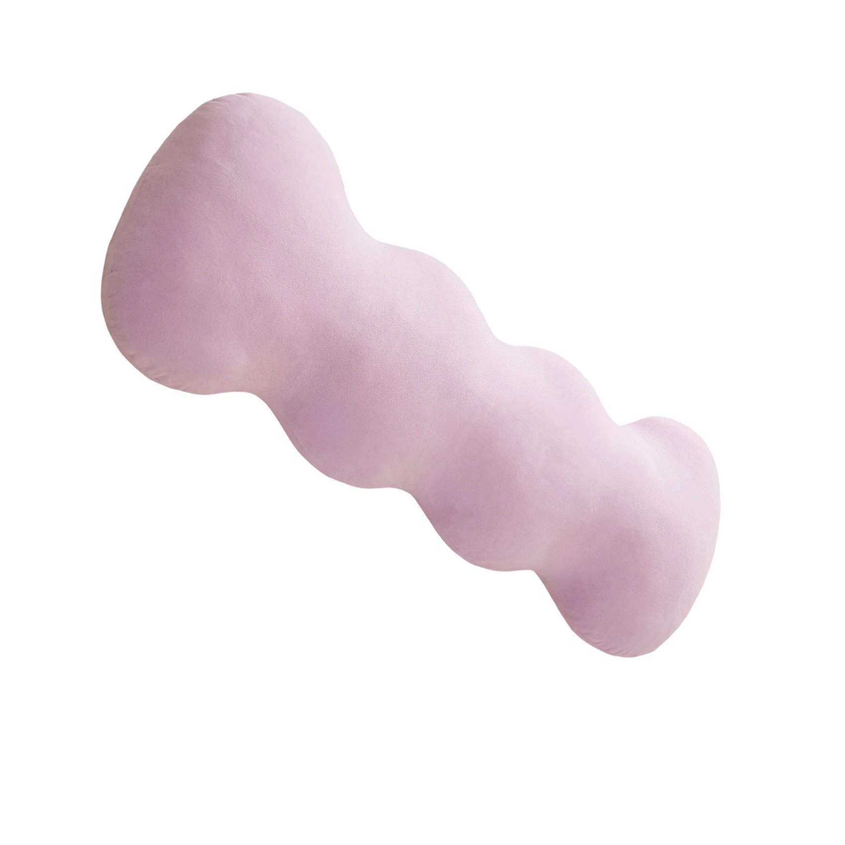 Oxxggkao Lightweight Cooling Body Pillow Soft PP Cotton Filling Long Pillow with Washable Ice Silk Cover for Side