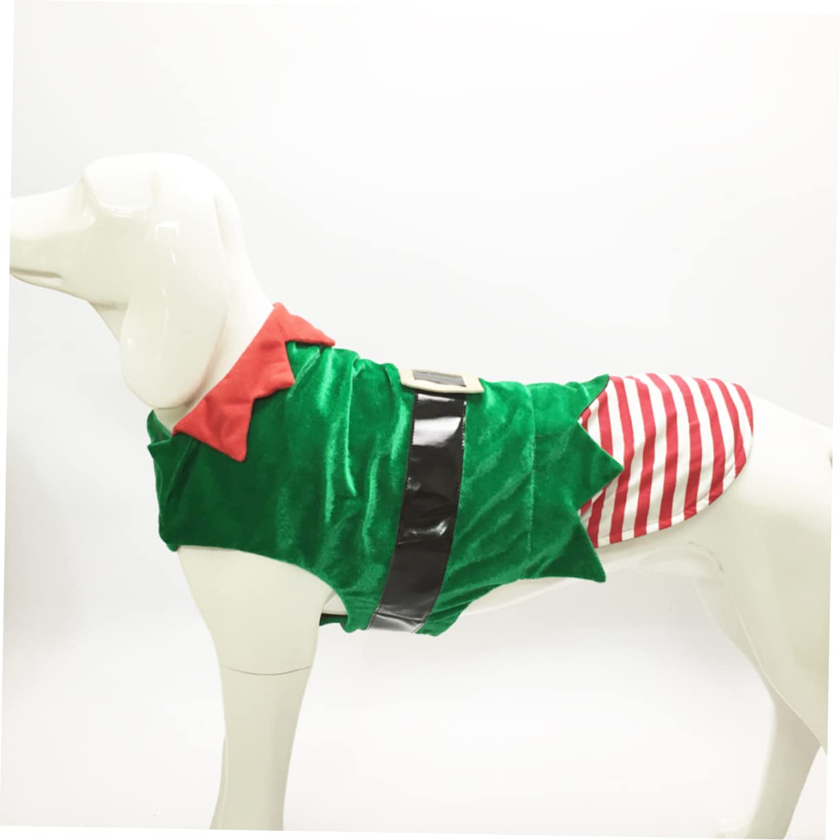 YARNOW 3 Piezas Disfraz transformación Mascota Dog Costume Preciosa Ropa para Perros Disfraz Elfo Navidad Vestidos Abrigos Preciosa Ropa para Mascotas Abrigo Mascota