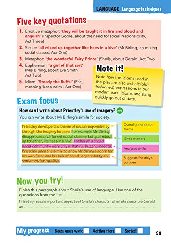 York Notes RAPID AQA GCSE (Revision Guide) An Inspector Calls - for 2026, 2027 exams: Study Guide - Image 10