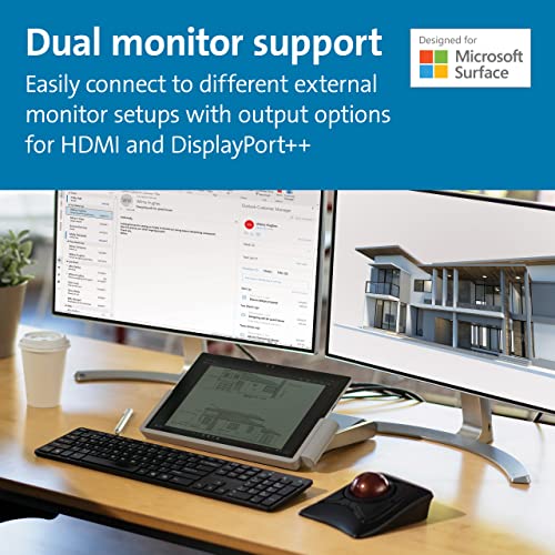 Kensington Sd7000 Surface Pro Docking Station For Surface Pro 7, 7+, 6, Dual 4K Video Output (K62917Na) #TOP1