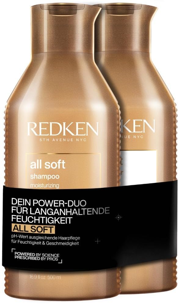 Redken All Soft Pflegeset: Feuchtigkeits-Shampoo & Conditioner Duo
