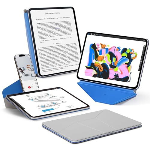 Image of MOFT Dynamic Folio for 11 Inch iPad Pro (M4), Slim Magnetic Tablet Case with Stand and Over 20 Viewing Angles, Auto Wake /Sleep Function - Cement