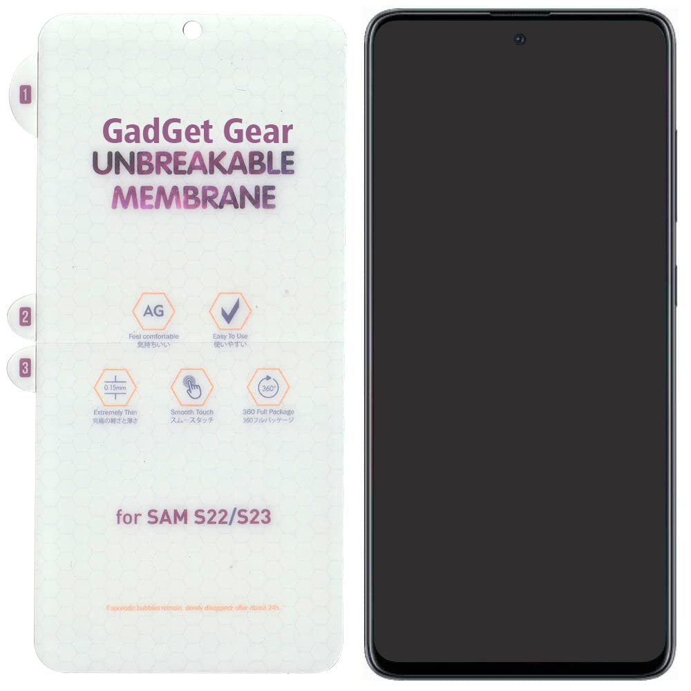 GADGET GEAR Samsung S23 Matte Unbreakable Screen Protector Hydrogel Membrane Supports Fingerprint Scanner With Edge to Edge Coverage and Easy Installation (B0C3D911B8) Amazon Price History, Amazon Price Tracker