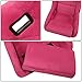 NRG Innovations FRP-302FH-PRISMA Prisma Fixed Back Bucket Racing Seat with Bottom Mount Bracket,Fushia/Mix Sparkled Paint Back