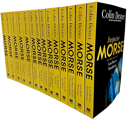 Inspector morse mysteries series colin dexter 14 books collection set