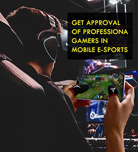 3 Colors 15 Pcs E-Sports Light Model Gaming Finger Sleeves, 0.15Mm Superconducting Nanofibers, Smooth Feel, Anti-Sweat, Extremely Thin, Fit All Touchscreen Devices #TOP5