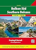  Balkan Süd, Autoatlas 1:200.000 - 1:500.000: Superatlas. Bosnien-Herzegovina - Serbien - Montenegro - Kosovo - Mazedonien - Albanien - Griechenland - ... & Moldawien (freytag & berndt Autoatlanten)