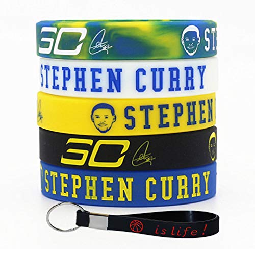 Silicone Bracelet for Sports Fans - 5PCS Assorted Color- Gift idea for your beloved Ones