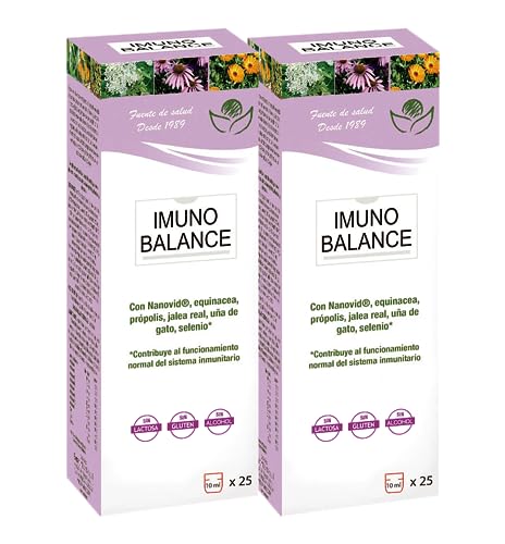 Pack 2 Imunobalance jarabe 250 ml | Con Vitamina A,B,C,D + Zinc + Própolis | Aumenta las Defensas | Protección Frente a Infecciones