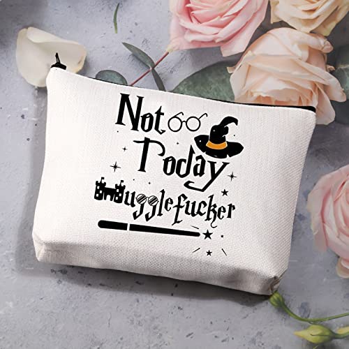 BDPWSS-Book-Lover-Makeup-Bag-Wizard-Gift-Travel-Pouch-Librarian-Reader-Bibliophile-Bookworm-Reading-Lover-Gift-Not-today