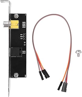Agatige Motherboard Bracket, 12 x 2 x 1.8cm / 4.7 x 0.8 x 0.7in OutPlate Cable Bracket SPDIF Optical Electrical Components for Motherboard
