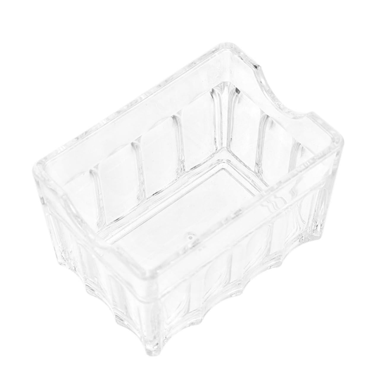 STOBAZA Sugar Bag Holder Tea Bag Organizer Box Acrylic Storage for Home Office Cafe