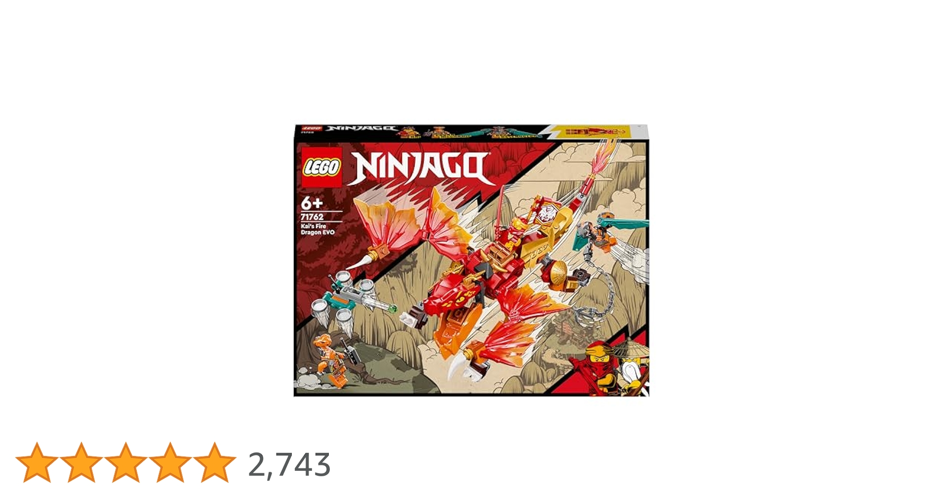 Amazon.co.jp: LEGO 71762 Kai's Fire Dragon EVO - New. : おもちゃ