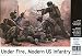 PLASTIC MODEL KIT UNDER FIRE . MODERN US INFANTRY 4 FIGURE 1/35 MASTER BOX 35193
