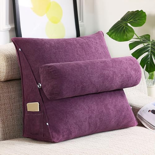 Coussin de soutien dorsal violet avec dossier ergonomique réglable - 2